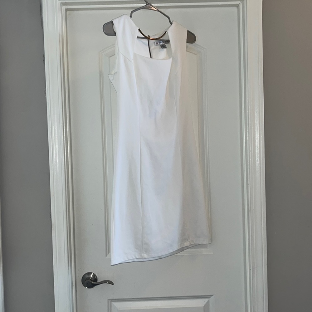White casual dress